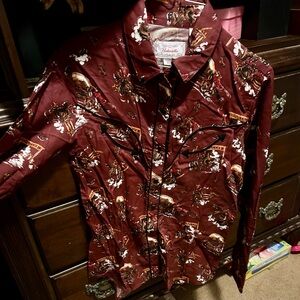 Rockmount Ranch Wear Western Shirt - Burgundy